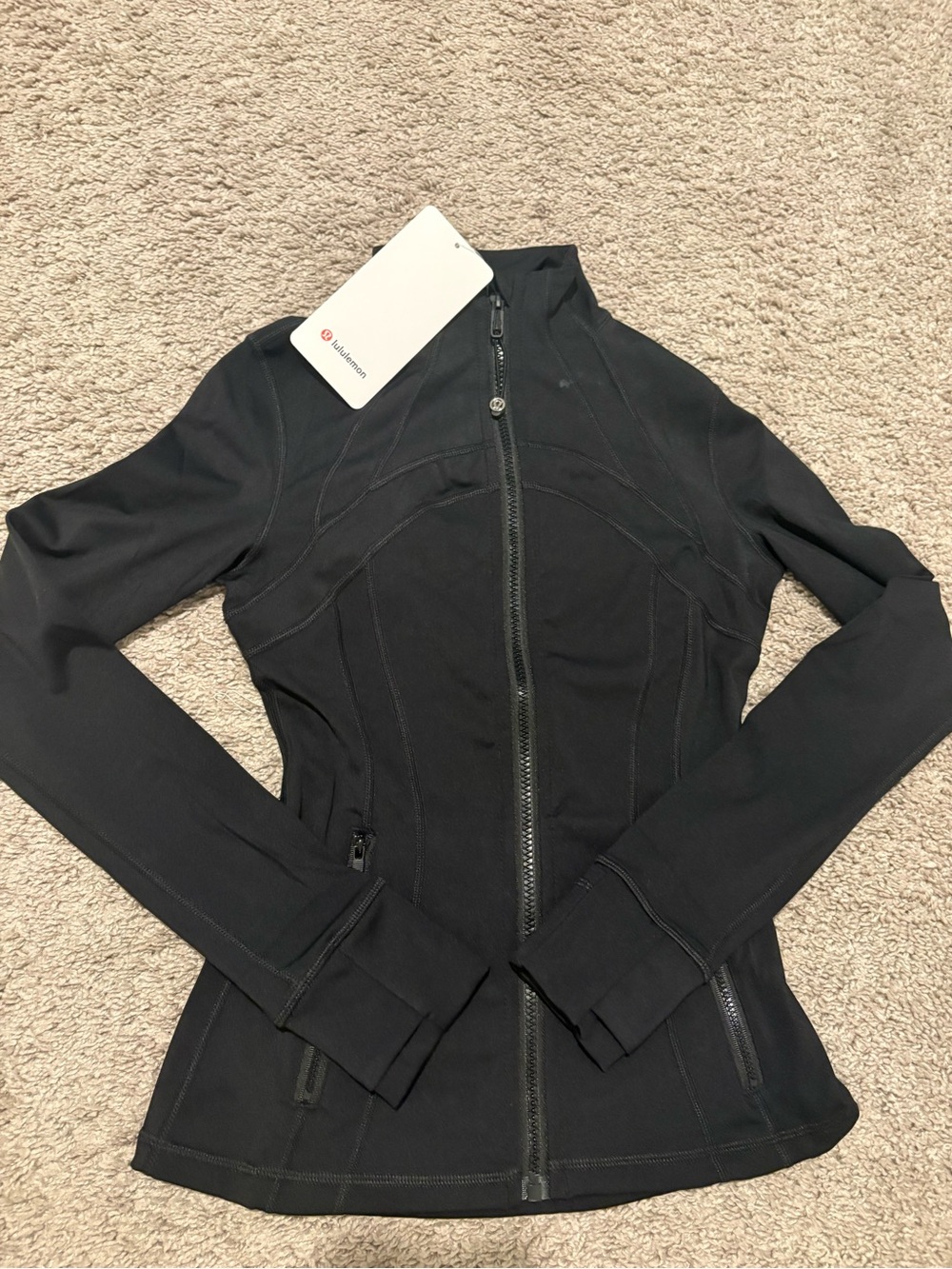 lululemon athletica Black Sculpting Zip Jacket